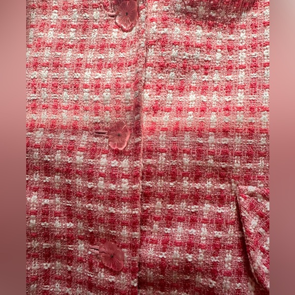 Vintage Pink Pea Coat L/XL - Picture 4 of 4